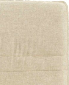 vidaXL Καρέκλες Τραπεζαρίας 4 τεμ. Κρεμ Υφασμάτινες