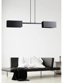 Κρεμαστό Φωτιστικό Οροφής 2xE27 Ατσάλι TOLOS Made in Poland Emibig-633/2-Μαύρο 633/2