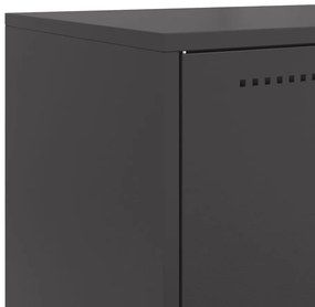 Έπιπλο Τηλεόρασης Πράσινο Λαδί 100,5x39x60,5 εκ. από Ατσάλι - Πράσινο