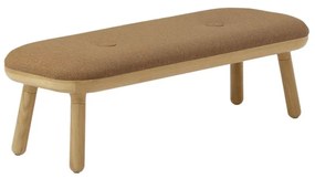 Σκαμπό Μακρύ Χαμηλό Paff 5611C5610-1C733-01 94x35x30.5cm Oak Sugar Brown Umage
