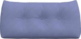 vidaXL Μαξιλάρι Πλάτης Μπλε τζην 100 x 24 x 50 εκ ύφασμα