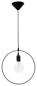 Φωτιστικό Οροφής Μονόφωτο Heronia Kyklos 34-0038 Black