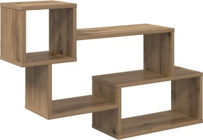 vidaXL Πλωτό ράφι Επιτοίχιο Artisan Δρυς 87 x 20 x 55 εκ