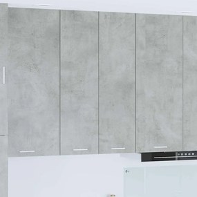 vidaXL Κρεμαστό ντουλάπι Σκυρόδεμα Γκρι 60 x 31 x 100 εκ.