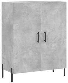 vidaXL Ντουλάπι Γκρι Σκυροδέματος 69,5x34x90 εκ. Επεξεργασμένο Ξύλο