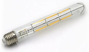 Adeleq Led Λάμπα Σωλήνας Διάφανη L:225mm D:30mm Ε27 6W Ντιμαριζόμενη Λευκό 4000Κ 13-273619