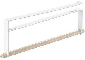 Βάση Χαρτιού Κουζίνας Κρεμαστή LBTYMZK2418 2x32x12cm White-Natural Yamazaki Steel,Wood