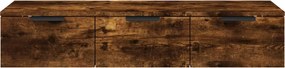 vidaXL Ντουλάπι Τοίχου Καπνιστή Δρυς 102x30x20 εκ. Επεξεργασμένο Ξύλο