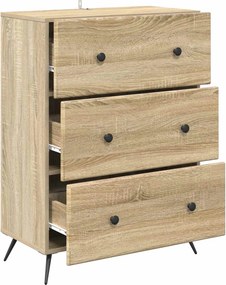 vidaXL Ντουλάπι με Συρτάρια 66 x 34,5 x 90 εκ Επεξεργασμένο Ξύλο