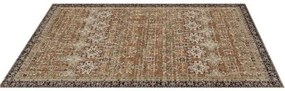 VEVOR Large Area Rug 9 x 12 ft Anti-Skid Indoor Floor Mat Vintage Brown Green