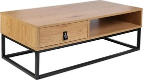 ΤΡΑΠΕΖΆΚΙΑ ΣΑΛΟΝΙΟΎ ABBOTT METAL AND WOOD LOW TABLE M1 HD6624