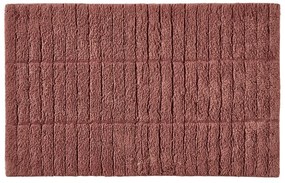 Πατάκι Μπάνιου Tiles 33433 Peach Red Zone Denmark 50 X 80 100% Βαμβάκι