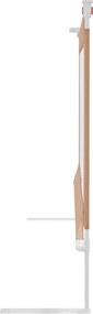 vidaXL Μπάρα Κρεβατιού Προστατευτική Taupe 180 x 25 εκ. Υφασμάτινη