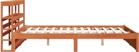 vidaXL Σκελετός Κρεβατιού Κερί Παλαίωσης 120 x 200 cm