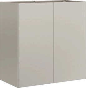 vidaXL Γλάστρα Κήπου Σκ rusty 80 x 40 x 80 cm