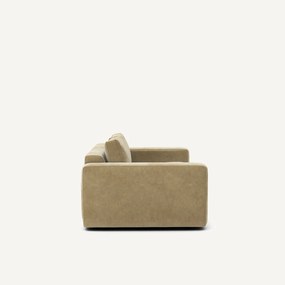 Καναπές 3 θέσεων compact από βελούδο stonewashed, SKANDER