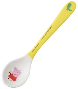 Κουτάλι Παιδικό 14cm Peppa Pig 52-908/10 6m+ Yellow-Pink Petit Jour Paris 1 τμχ Μελαμίνη