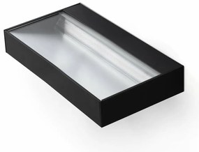 Φωτιστικό Τοίχου Blit 012694092 33W 4000K 3623lm CRI90 30x4x15cm Black Faro Barcelona