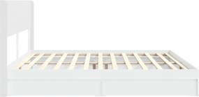 vidaXL Καλάθι με αποθήκη και κεφαλάρι Λευκό 180 x 200 cm