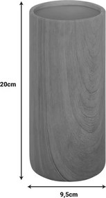 Βάζο Joefer κεραμικό σε φυσική απόχρωση Φ9.5x20εκ 9.5x9.5x20 εκ.