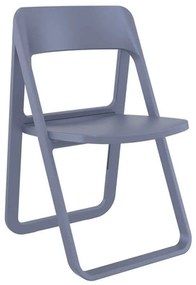 Καρέκλα Πτυσσόμενη Dream 20.0043 48Χ52Χ82cm Dark Grey Siesta