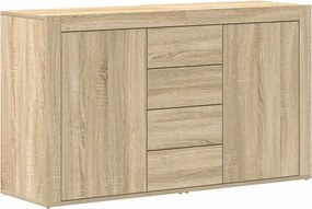 vidaXL Πλαϊνό γραφείο Δρύς Sonoma 120 x 36 x 69 εκ Επεξεργασμένο Ξύλο