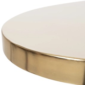 ΒΟΗΘΗΤΙΚΟ ΤΡΑΠΕΖΑΚΙ AMBUR HM4238.03 ΜΕΤΑΛΛΟ ΣΕ ΕΚΡΟΥ-ΧΡΥΣΟ Φ40,5x62Υ εκ.