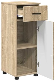 vidaXL Σετ Επίπλων Μπάνιου με πόρτα 3 pcs Sonoma Δρυς 61 x 35 x 64 εκ.