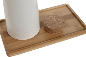 Σετ Λάδι και Ξύδι Home ESPRIT Λευκό Bamboo Πήλινα 20,6 x 12 x 18 cm
