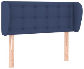 vidaXL Κεφαλάρι με Πτερύγια Μπλε 83 x 23 x 78/88 εκ. Υφασμάτινο