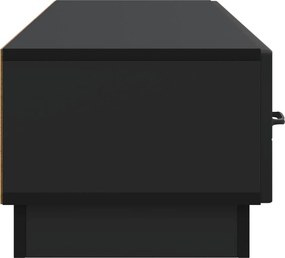 vidaXL Ντουλάπι TV Μαύρο 147 x 34,5 x 27 εκ Επεξεργασμένο Ξύλο