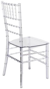Καρέκλα Tiffany διάφανο pc 38.5x46x88εκ 38x38.5x88 εκ.