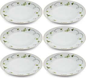 Service Plate Set (6 Pieces) DNR0068 Multicolor