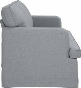 vidaXL Καναπές Ανοιχτό γκρι