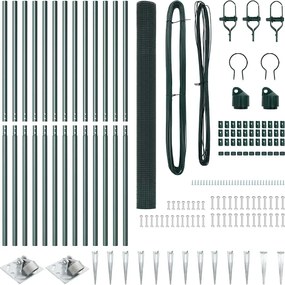 vidaXL Στύλος Περιφράξεων Πράσινο