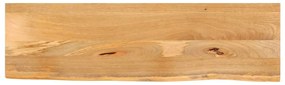 Επιφάνεια Τραπεζιού 100x20x3,8 εκ. Live Edge Μασίφ Ξύλο Μάνγκο
