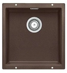 Blanco Subline-U 400-U Coffee SILGRANIT™ PuraDur™ Γρανιτένιος Νεροχύτης Υποκαθήμενος με 1 Γούρνα 43x46 cm