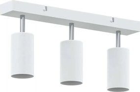 vidaXL Σποτ οροφής με προβολείς Λευκό 38 x 6 x 16 εκ Μέταλλο