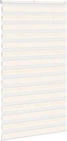 vidaXL Ζέβρα τυφλή μπεζ μάρμαρο Πλάτος υφάσματος 115,9 εκ. Πολυεστέρας