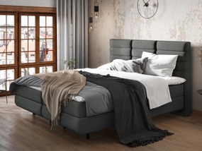 Επενδυμένο κρεβάτι Symphony-Anthraki-180 x 200