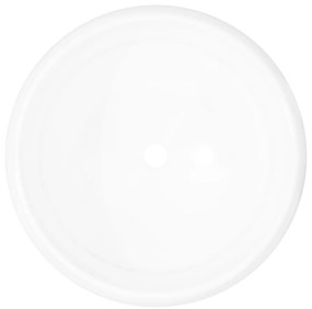 vidaXL Νιπτήρας Στρογγυλός Λευκός 40 x 15 εκ. Κεραμικός