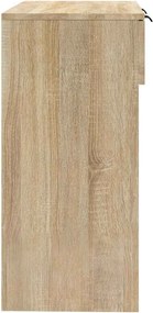 vidaXL Τραπέζι Κονσόλα Sonoma Δρυς 90x36x75 εκ. Επεξεργασμένο Ξύλο