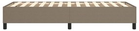 Πλαίσιο Κρεβατιού Boxspring Taupe 80 x 200 εκ. Υφασμάτινο - Μπεζ-Γκρι