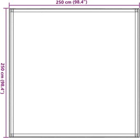 vidaXL Χαλί Σκηνής Σκούρο Πράσινο 250 x 250 εκ.