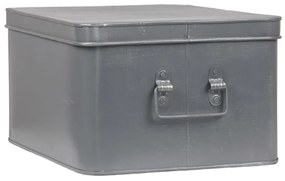 LABEL51 Κουτί Αποθήκευσης Media Χρώμα Αντικέ Γκρι 35 x 27 x 18 εκ. XL