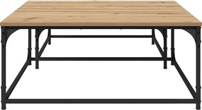 vidaXL Τραπεζάκι σαλονιού 2 pcs Artisan Oak 80 x 80 x 35 cm