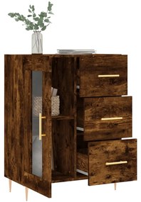 vidaXL Ντουλάπι Καπνιστή Δρυς 69,5 x 34 x 90 εκ. Επεξεργασμένο Ξύλο