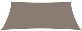 vidaXL Πανί Σκίασης Ορθογώνιο Taupe 3 x 5 μ. από Ύφασμα Oxford