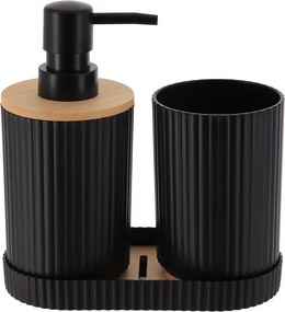 Αξεσουάρ Μπάνιου (Σετ 3τμχ) T-D Black 6805103