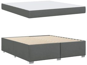 vidaXL Σκελετός Κρεβατιού Άλλο Σκούρο γκρι 180 x 200 cm ύφασμα